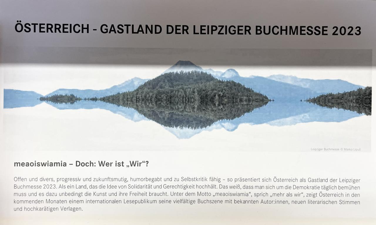 Österreich als Gastland bei der Buchmesse Leipzig 2023