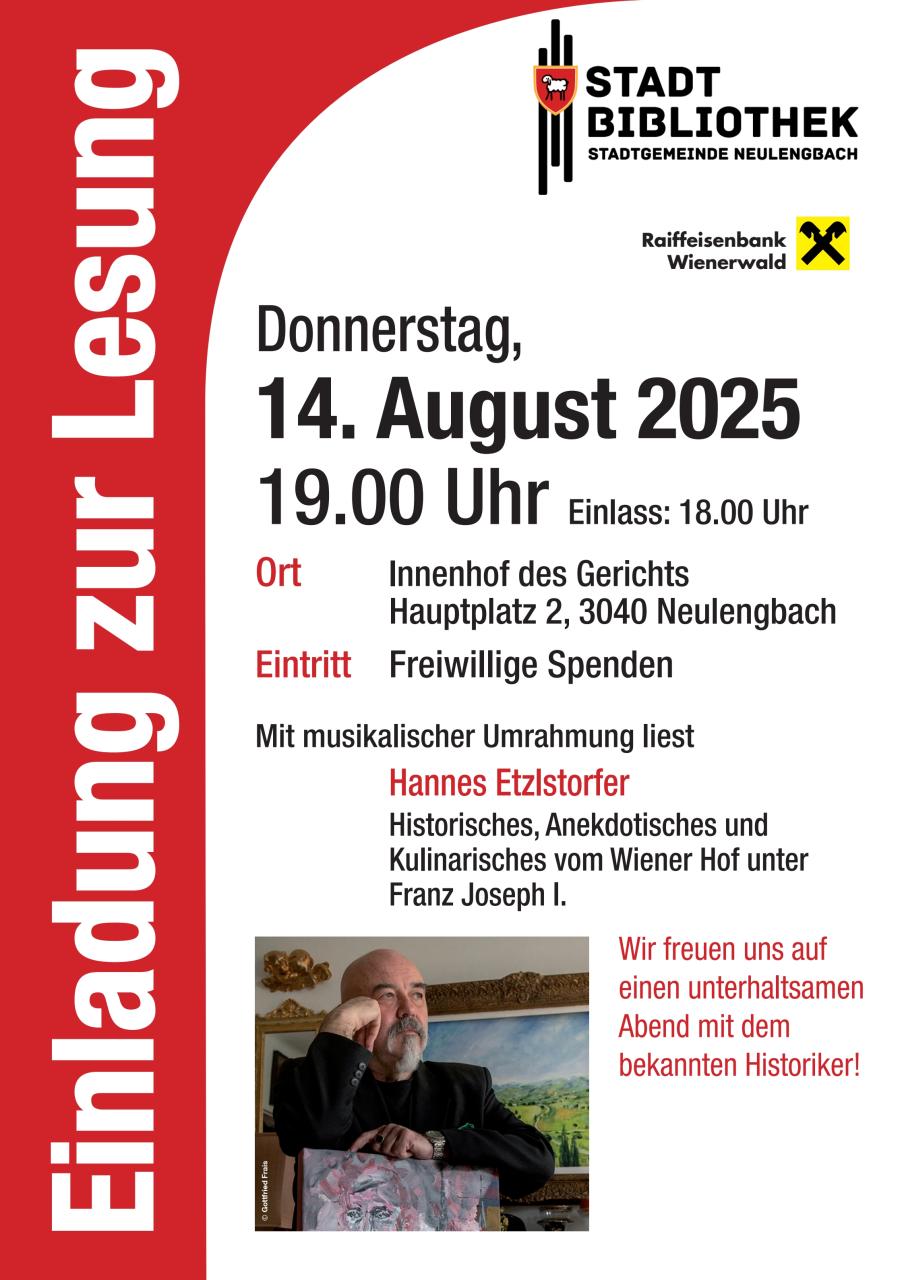 Plakat Etzlstorfer 2025